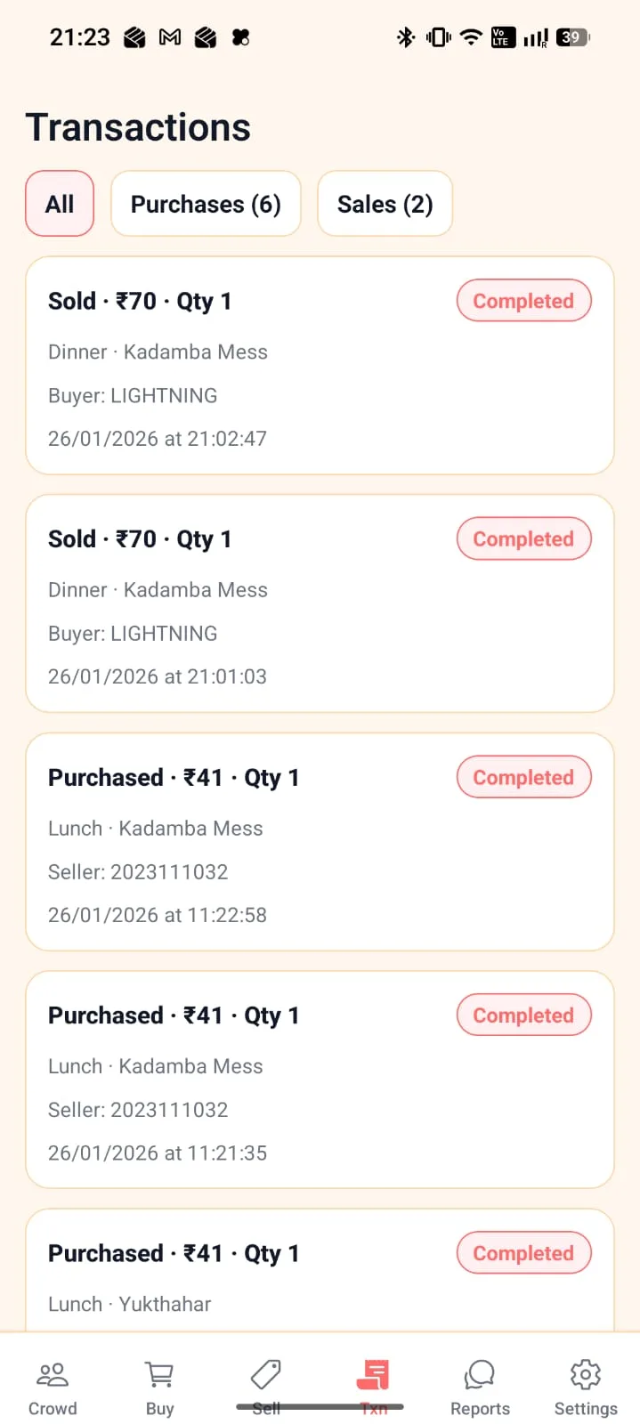 SmartMess — Intelligent Mess Management — photo 2